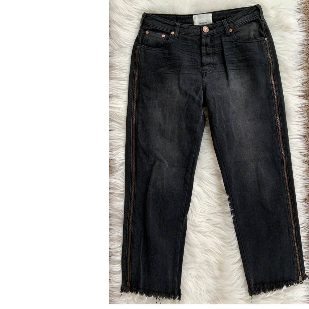 One Teaspoon Jeans Size 27 Side zip Trucker